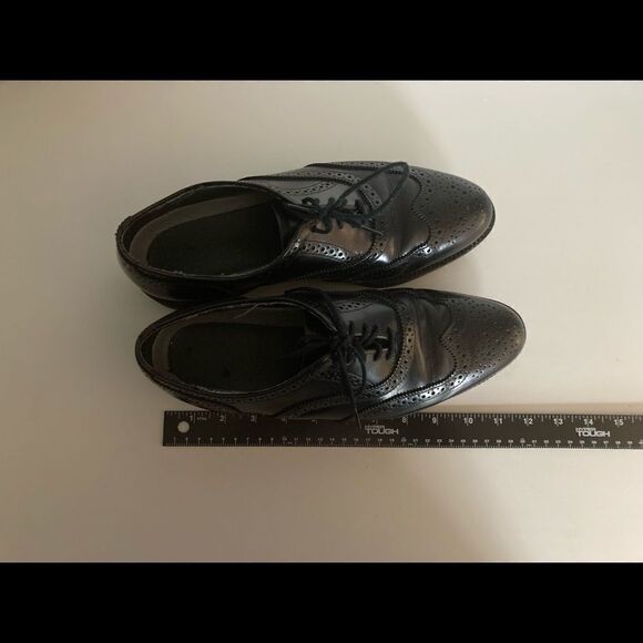 DEXTER, Men’s Lace up,Oxford, wing tip shoes,Black - Picture 8 of 13